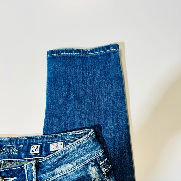 Miss Me jeans JP51095K-2 Skinny jeans embellished distressed women size 28 - Picture 6 of 12